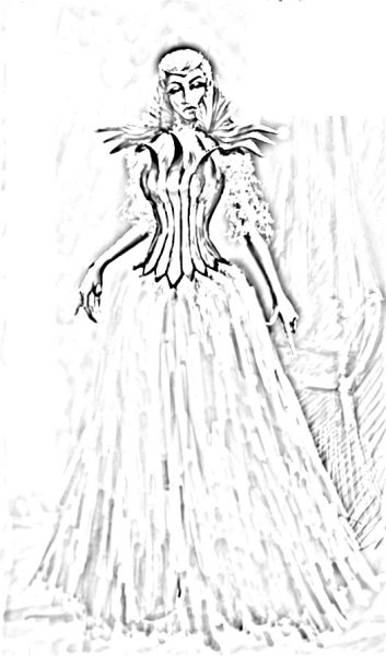 Портреты королевы карандашом