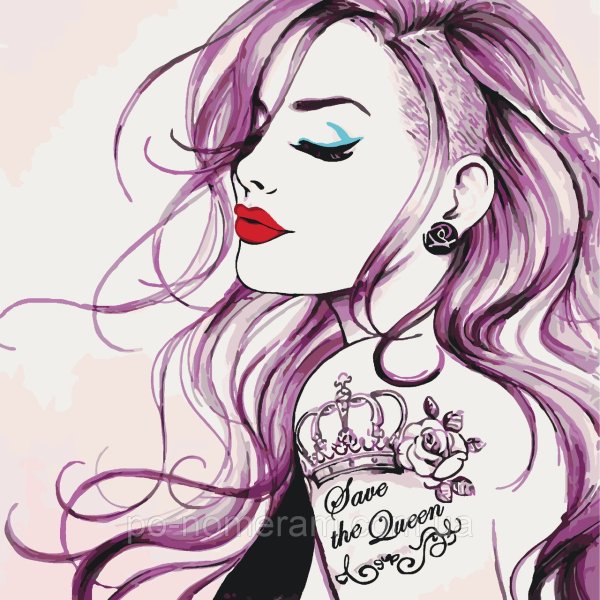 Девушка рисунок