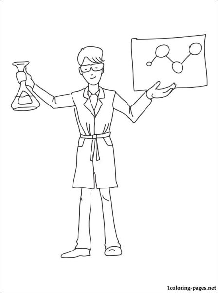 Учитель раскраска для детей