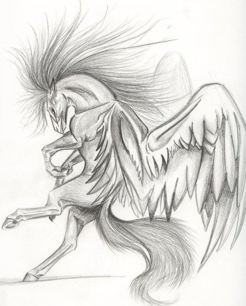 Мифические существа зарисовки