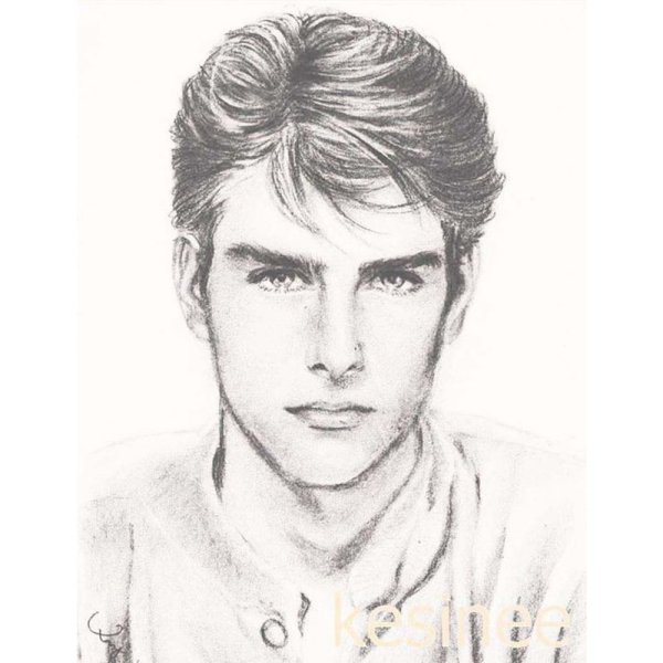 Рисунок парня карандашом