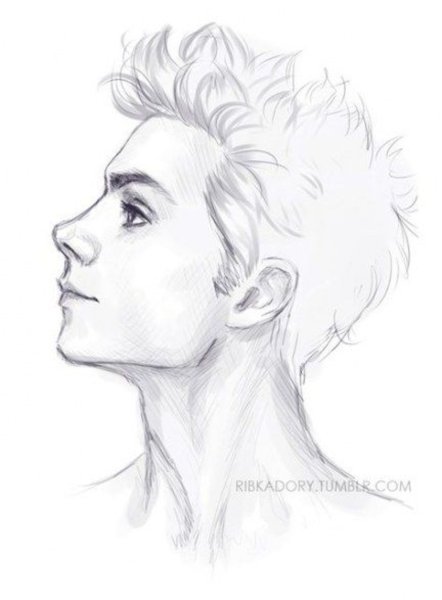 Парень карандашом