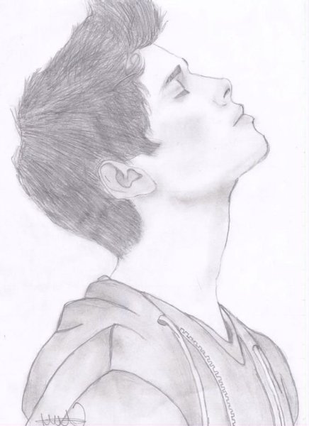 Рисунки для срисовки мужские