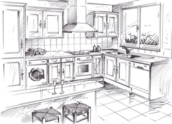 Эскизный проект интерьера