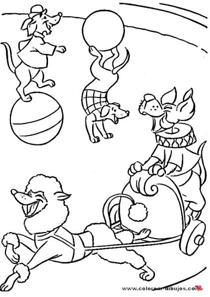 Рисунок на тему цирк карандашом