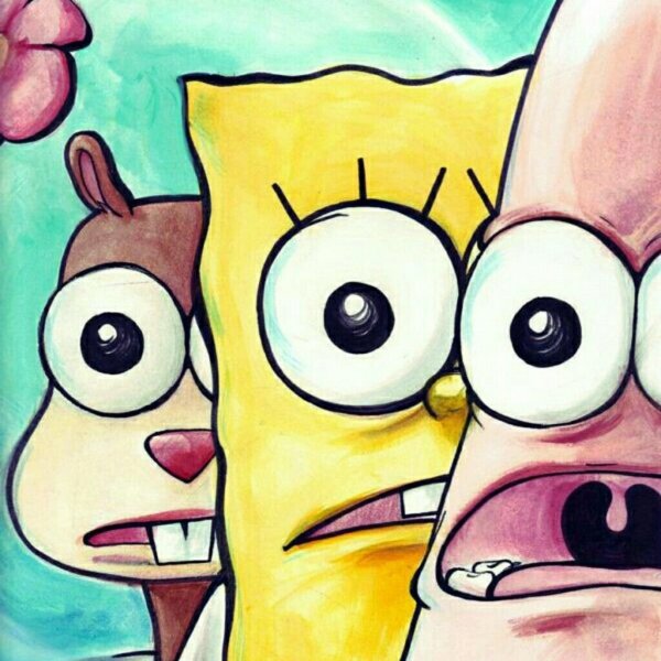 Спанч Боб для рисования