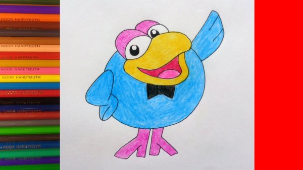 Рисунки детские легкие цветные