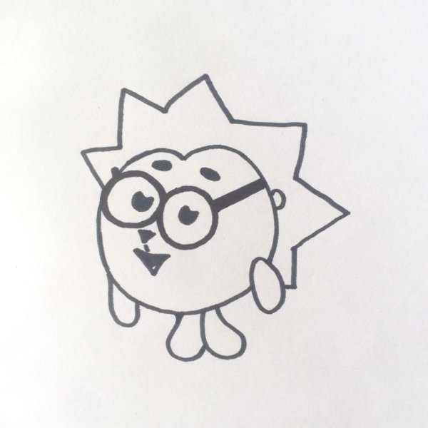 Смешарики рисунки карандашом