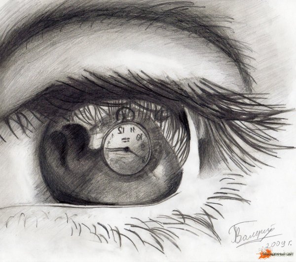 Рисунки простым карандашом