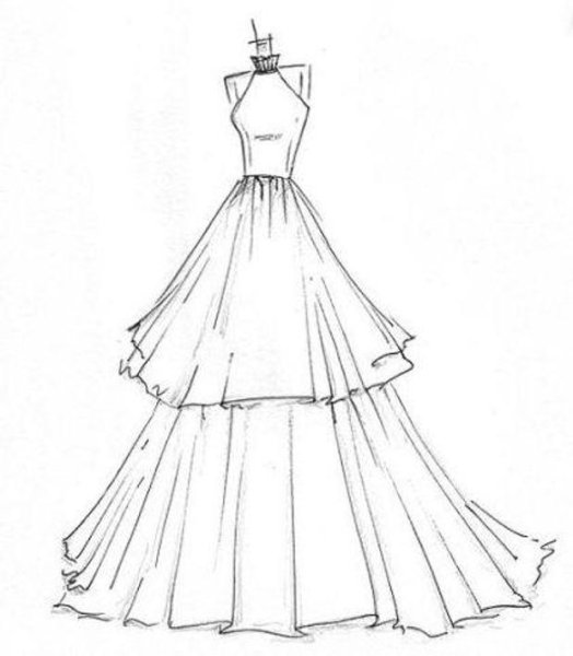 Эскизы платьев