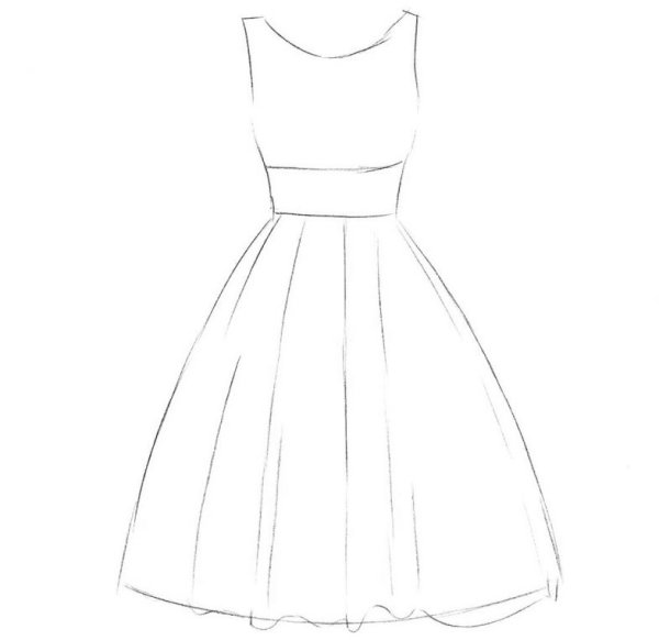 Платья для срисовки