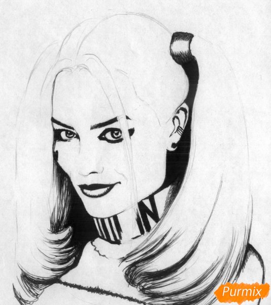 Рисунки Харли Квинн полностью