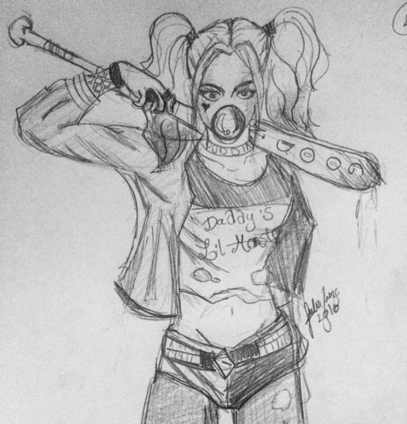 Харли Квинн аниме в полный рост