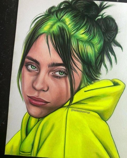 Портрет Билли Айлиш