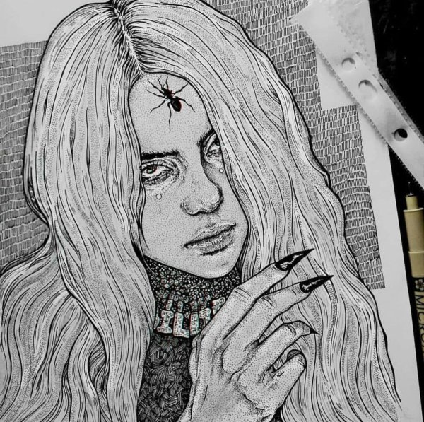 Скетч Билли Айлиш