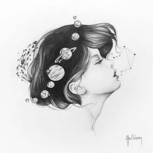 Красивые Наброски карандашом