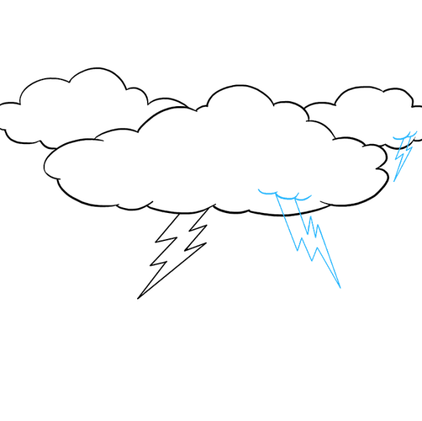 Молния эскиз