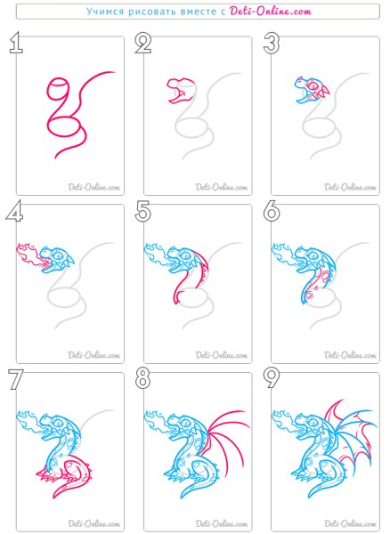 Как рисовать драконов