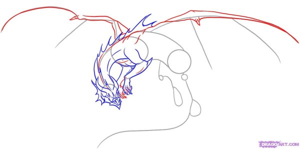 Рисовка дракона для новичков