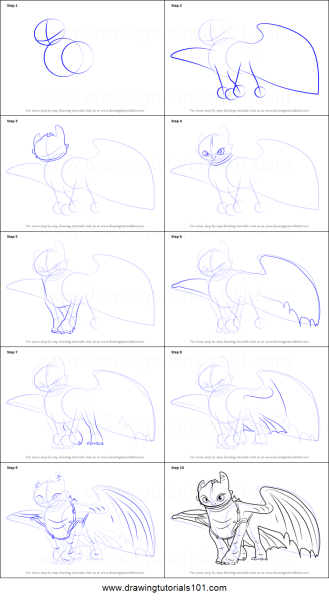 Поэтапное рисование дракона