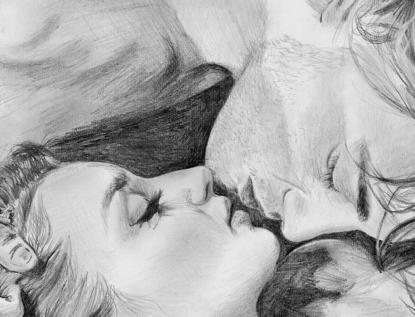 Любовные картины карандашом