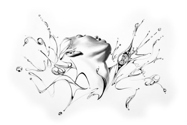 Абстракция карандашом