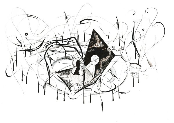 Абстрактные рисунки карандашом