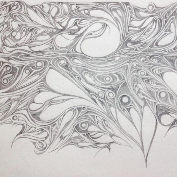 Абстракция карандашом