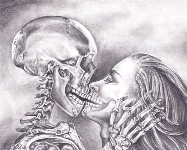 Рисунки карандашом смерть