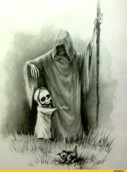 Смерть для срисовки легкие