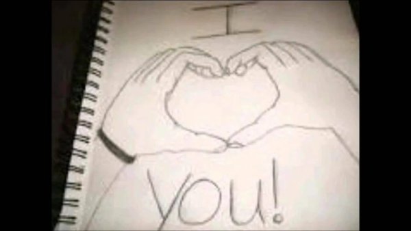 Рисунок карандашом парень с девушкой