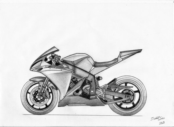 BMW s1000rr скетч