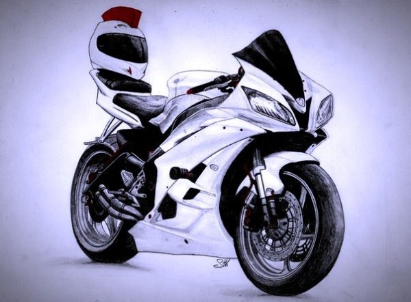 Эндуро карандашом