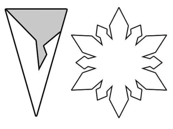 Новогодние раскраски снежинки