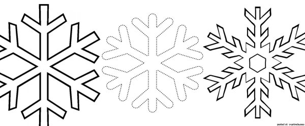 Снежинки для вырезания