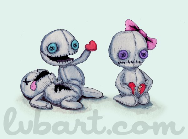 Вуду рисунок карандашом