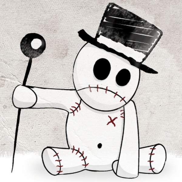 Кукла вуду тату эскиз