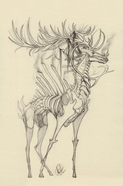 Скетчи мифических существ