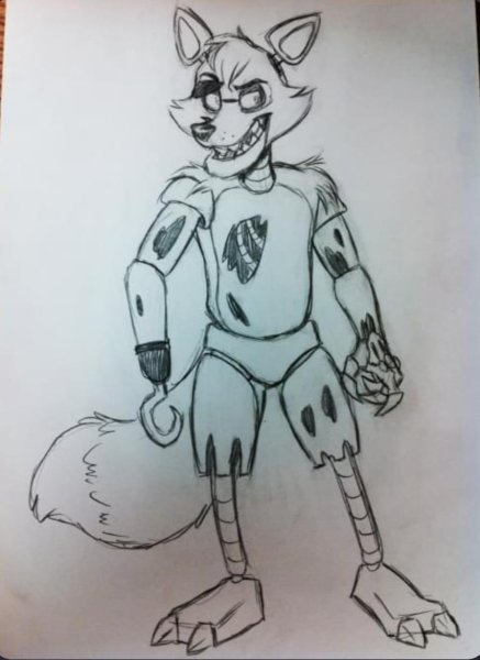 Лёгкие рисунки Фокси