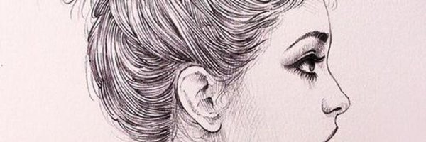 Девушка в профиль рисунок карандашом