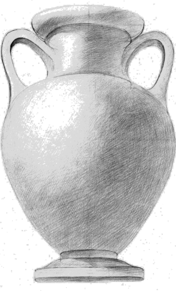 Кувшин карандашом