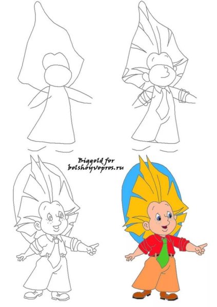 Незнайка рисунок