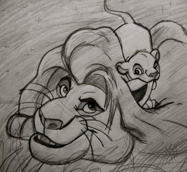 Eskiz Disney Король Лев