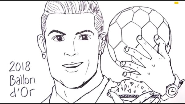 Рисунки для срисовки карандашом футбол