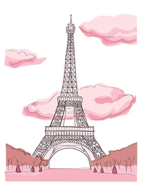 Рисунок Эйфелевой башни