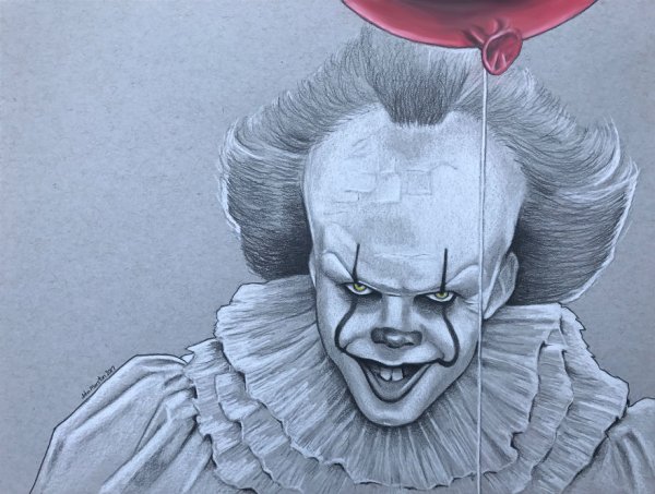 Рисунки карандашом страшные лица