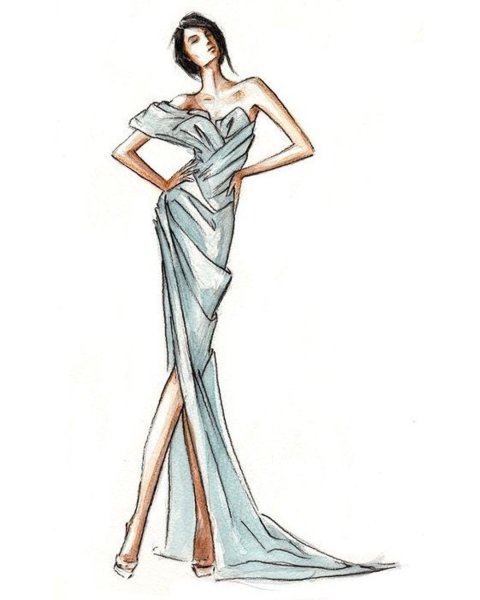 Модные эскизы