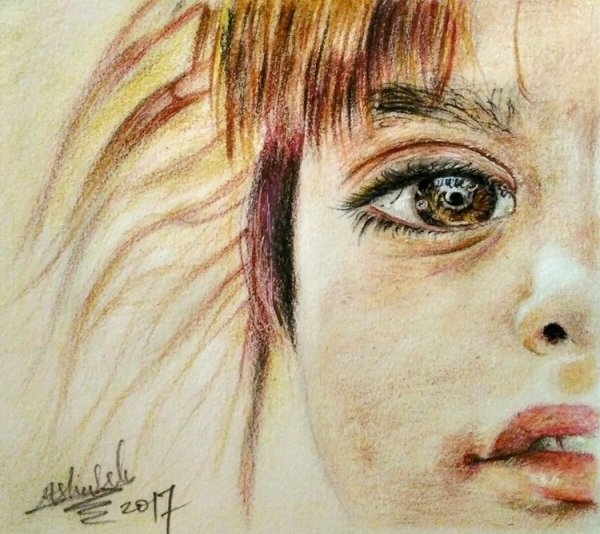 Картины обычными цветными карандашами