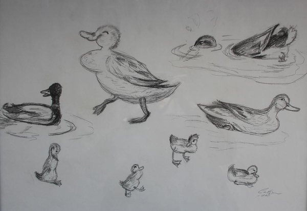 Нарисовать гадкого утенка