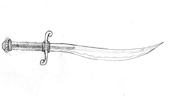 Меч рисунок